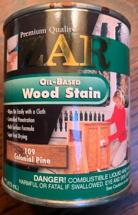 Zar Interior Stain 109 Colonial Pine PINT