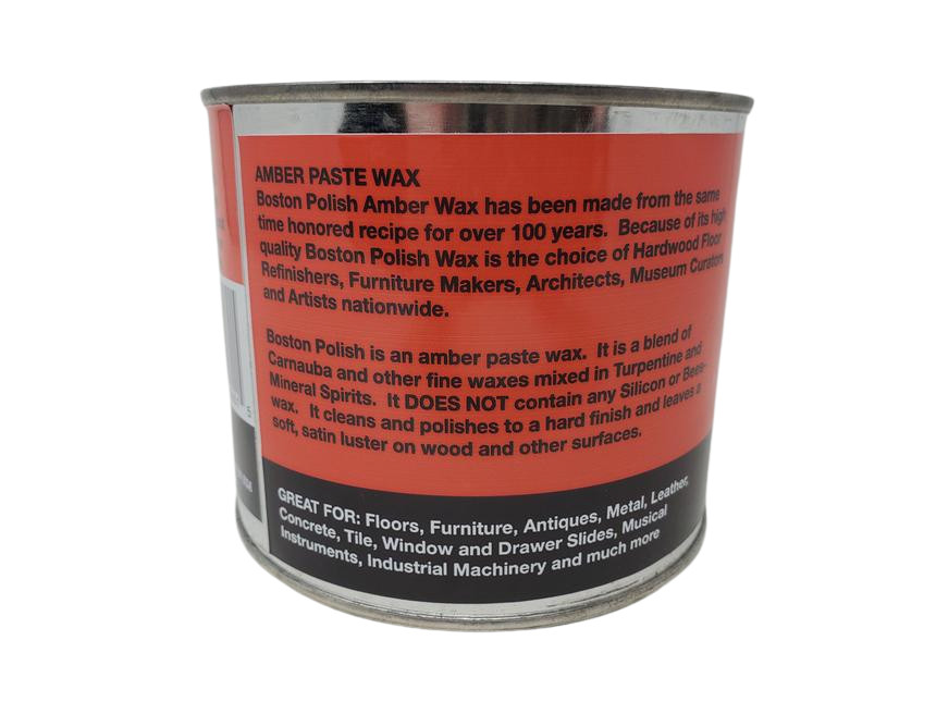 Boston Polish Amber Paste Wax – 16oz