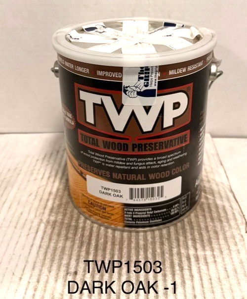 TWP 1503 Dark Oak Wood Preservative Stain– 1 Gallon