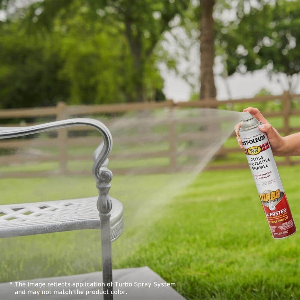 Rust-Oleum Stops Rust 24 oz Turbo Spray System – Gloss White
