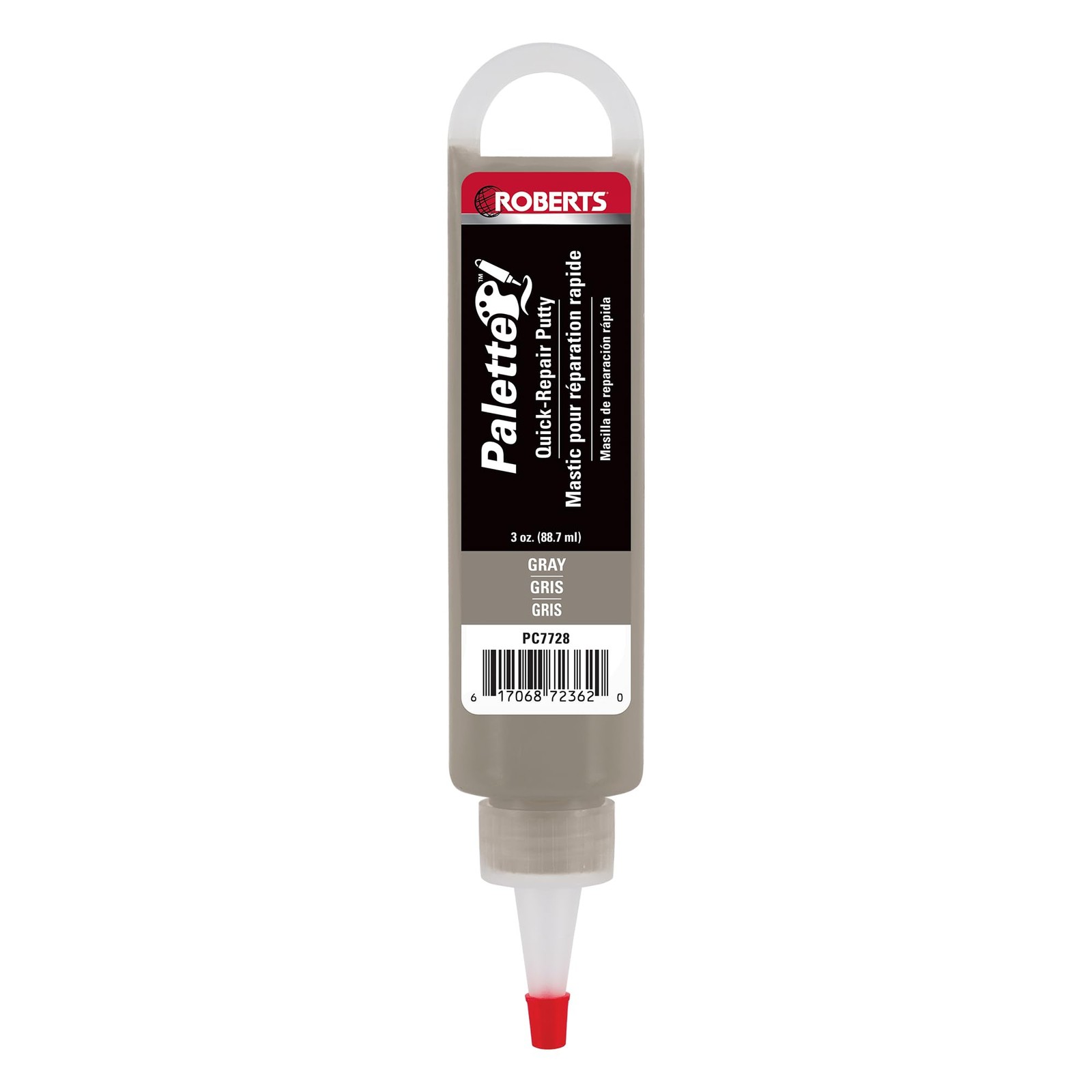 ROBERTS Palette Quick-Repair Putty for Wood, Laminate & Vinyl – Gray Grey