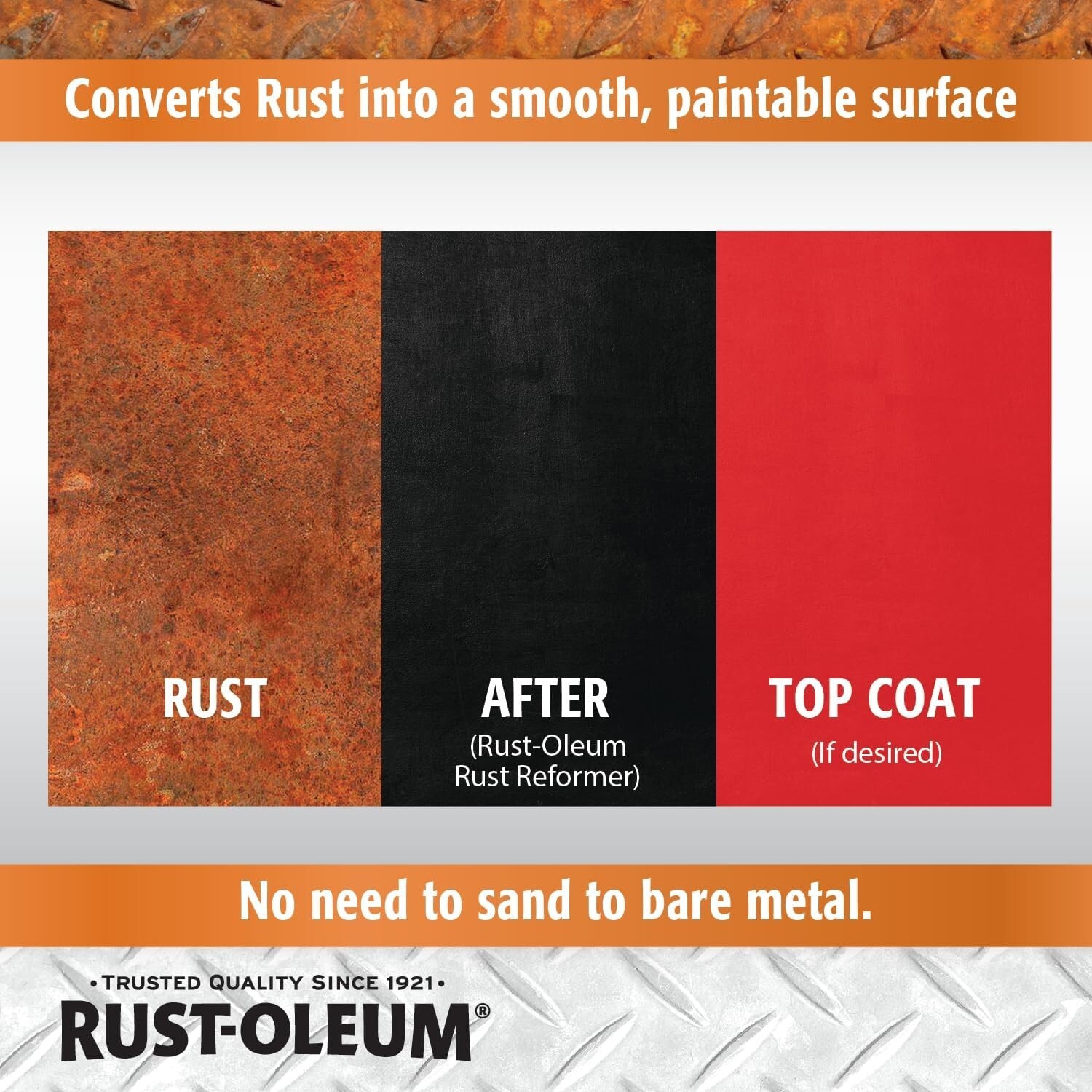 Rust-Oleum 215215 Stops Rust Rust Reformer Spray, 10.25oz, Black,‎Rust Resistant