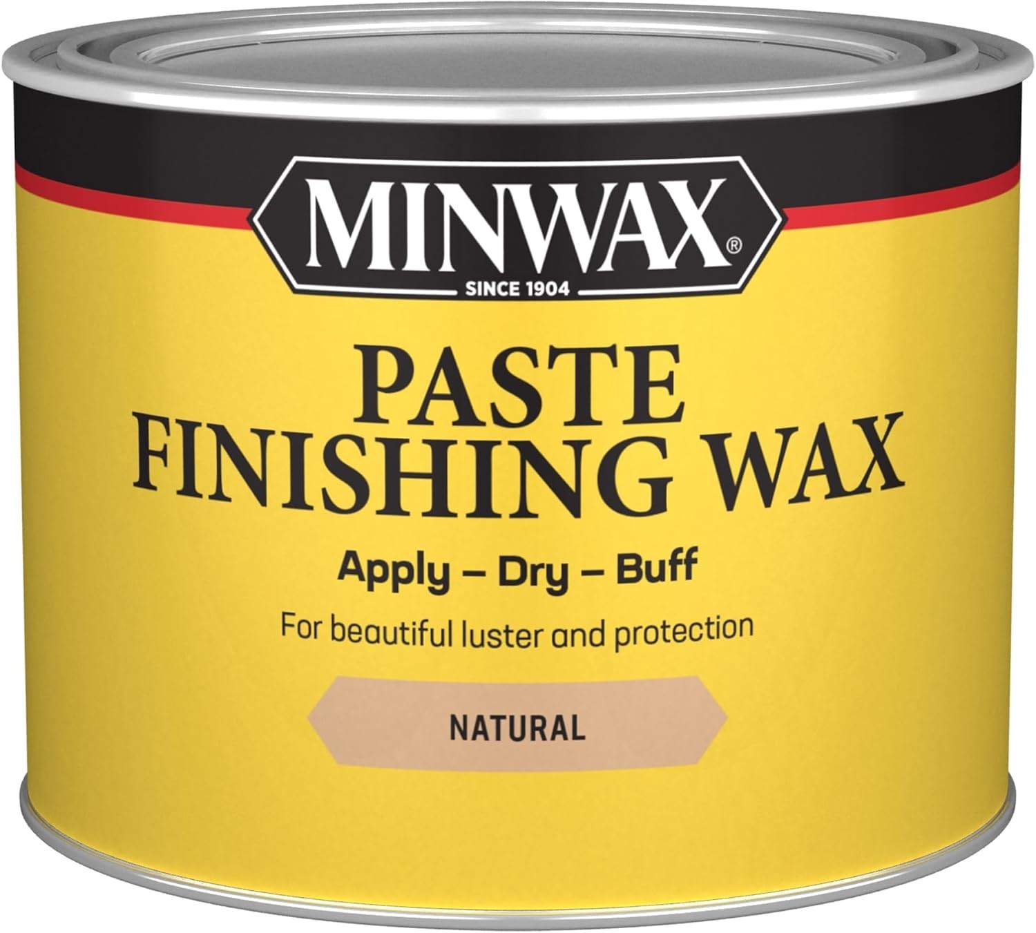 Paste Finishing Wax, Natural, 1 lb