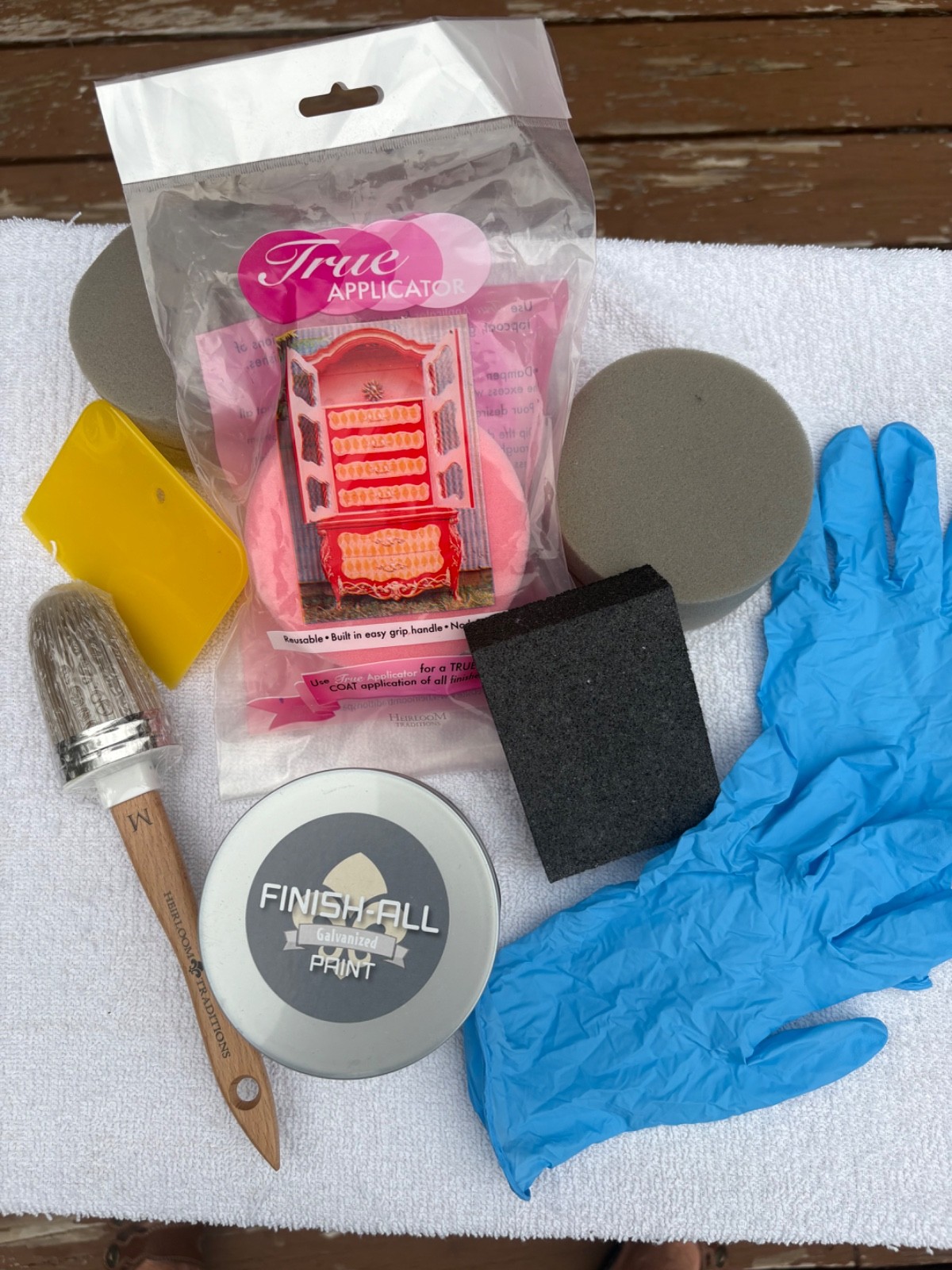 Finish-ALL Galvanized Paint 16 Oz Water Based Original Seal w/Applicators