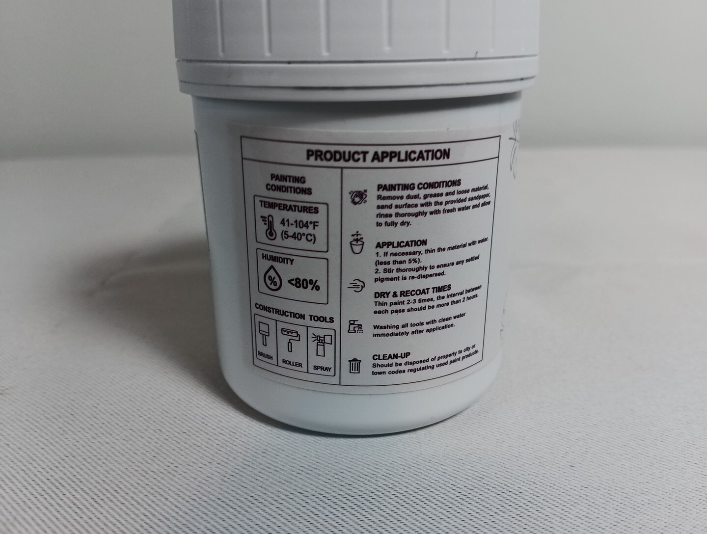 Paint “Cionia Multi Surface One 5 Ounce Container, Black, Paint & Primer In One.