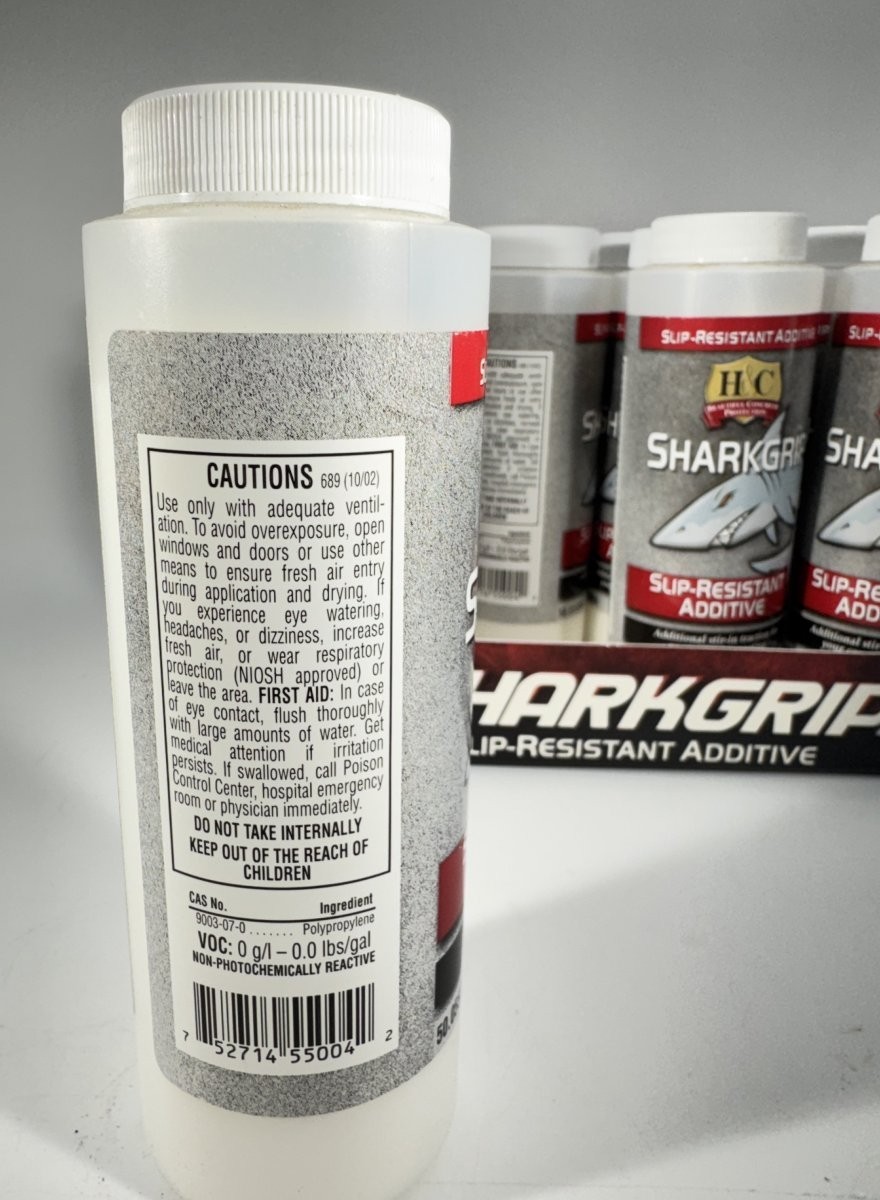 H&C Sharkgrip Slip-Resistant Additive Case 12 Bottles Concrete Epoxy Floor Co…