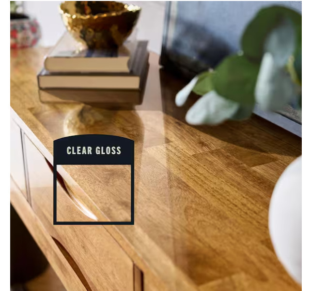 Interior Polyurethane 1 qt. Clear Gloss Oil-Based Finish