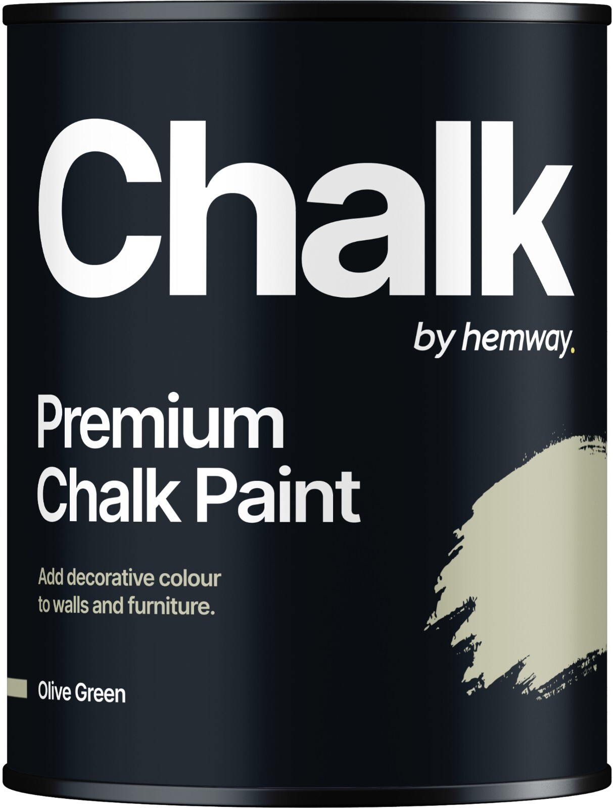 Hemway Chalk Paint Olive Green Matt Wall Furniture Shabby Chic Vintage Chalky