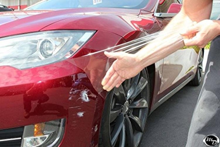 Clear Gloss Paint Protection Bulk Vinyl Wrap Film (24″ 24″ x 54″ (Large Roll)