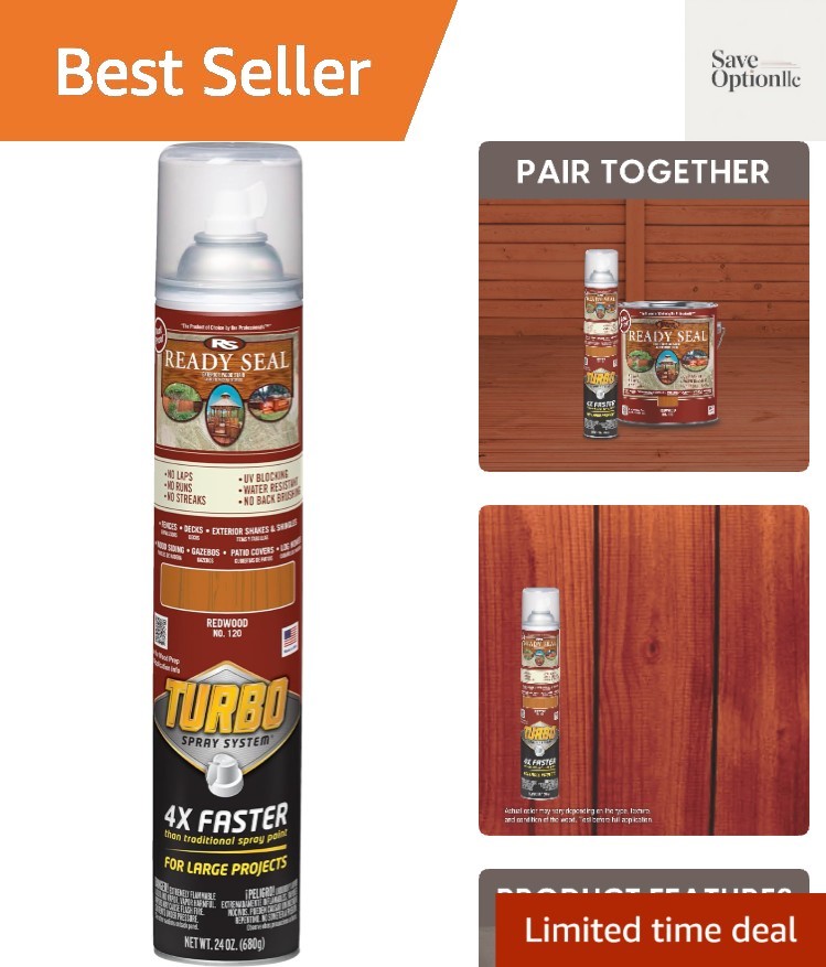 Exterior Wood Stain | Turbo Spray System | Professional Grade Oil-Based Stain…