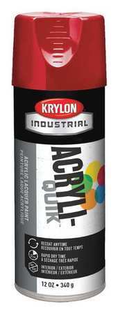 Krylon Industrial K02108a07 Spray Paint, Banner Red, Gloss, 12 Oz
