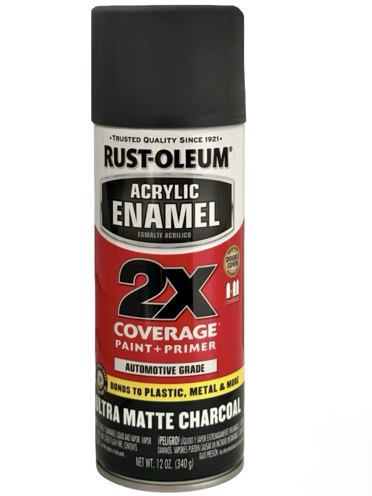 (2 Pk) Rust-Oleum 2X DOUBLE COVER Spray Paint Wood Metal Plastic HIGH GRADE