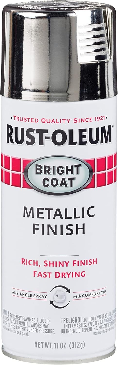 11 Oz. Bright Chrome Metallic Spray Paint