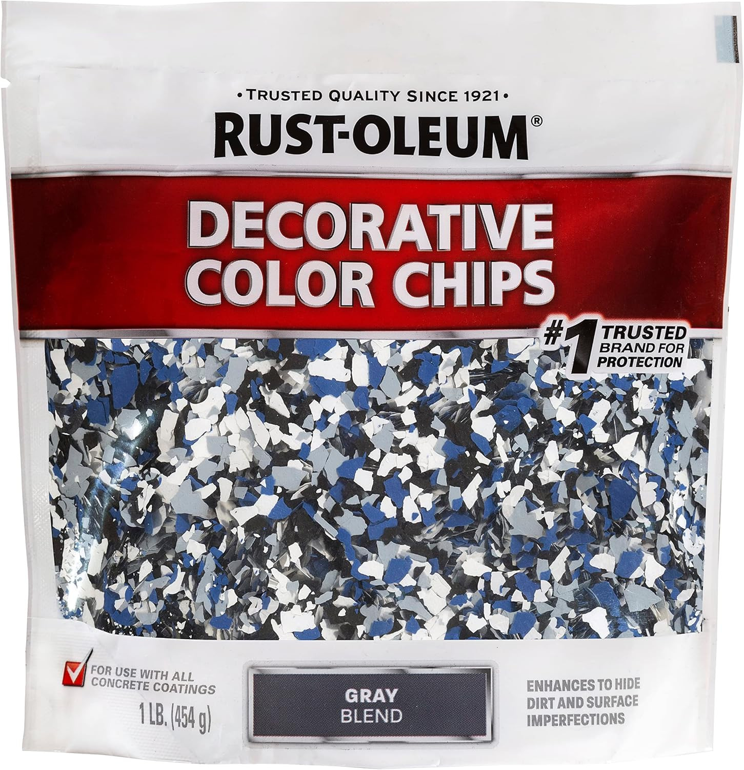 301359 Decorative Color Chips, Gray Blend, (Pack of 1)