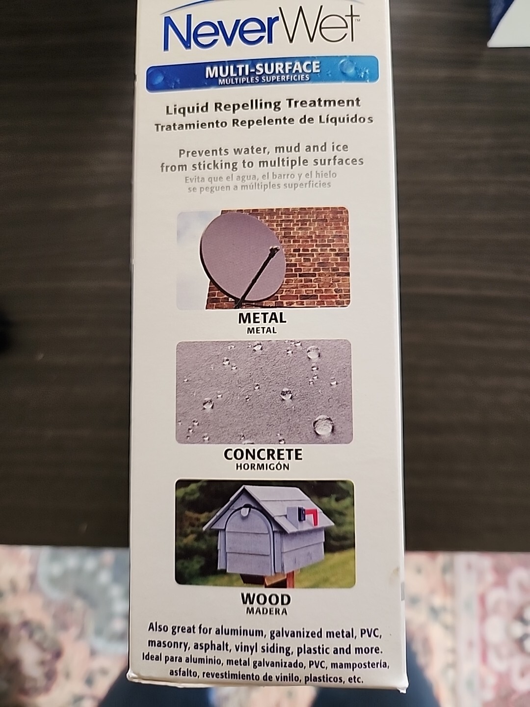 NEW Rust-Oleum 275619 Never Wet Multi Purpose Kit, Silver Gray