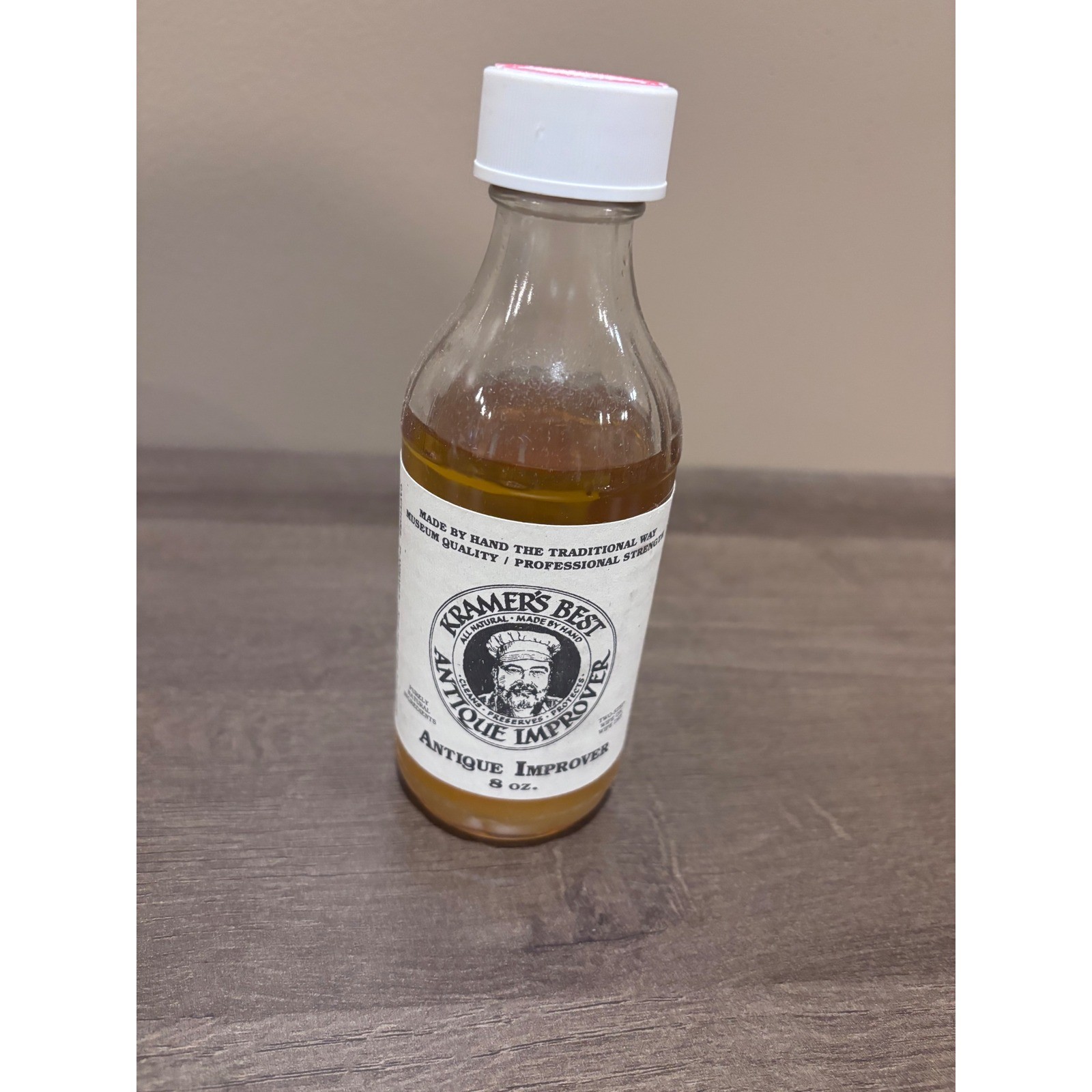 Kramers Best Antique Improver 8 oz Wood Furniture Restorer Cleaner Polish USA