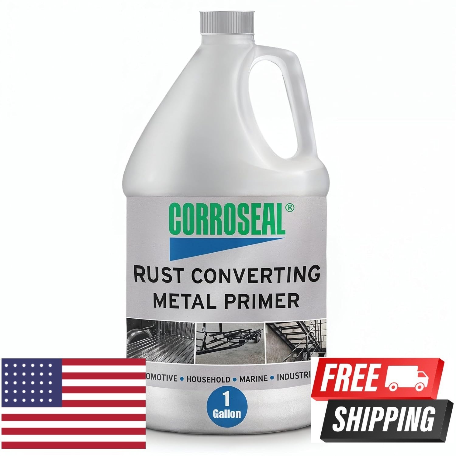 Corroseal Rust Converter & Metal Primer – Stops & Prevents Corrosion on Metal,