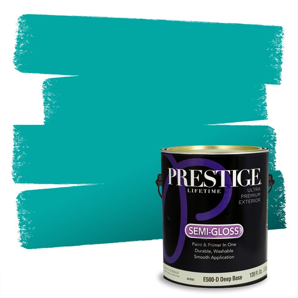 Prestige Paints E500-D-664Bm Paint And Premiumr In One 1 Gallon Poseidon