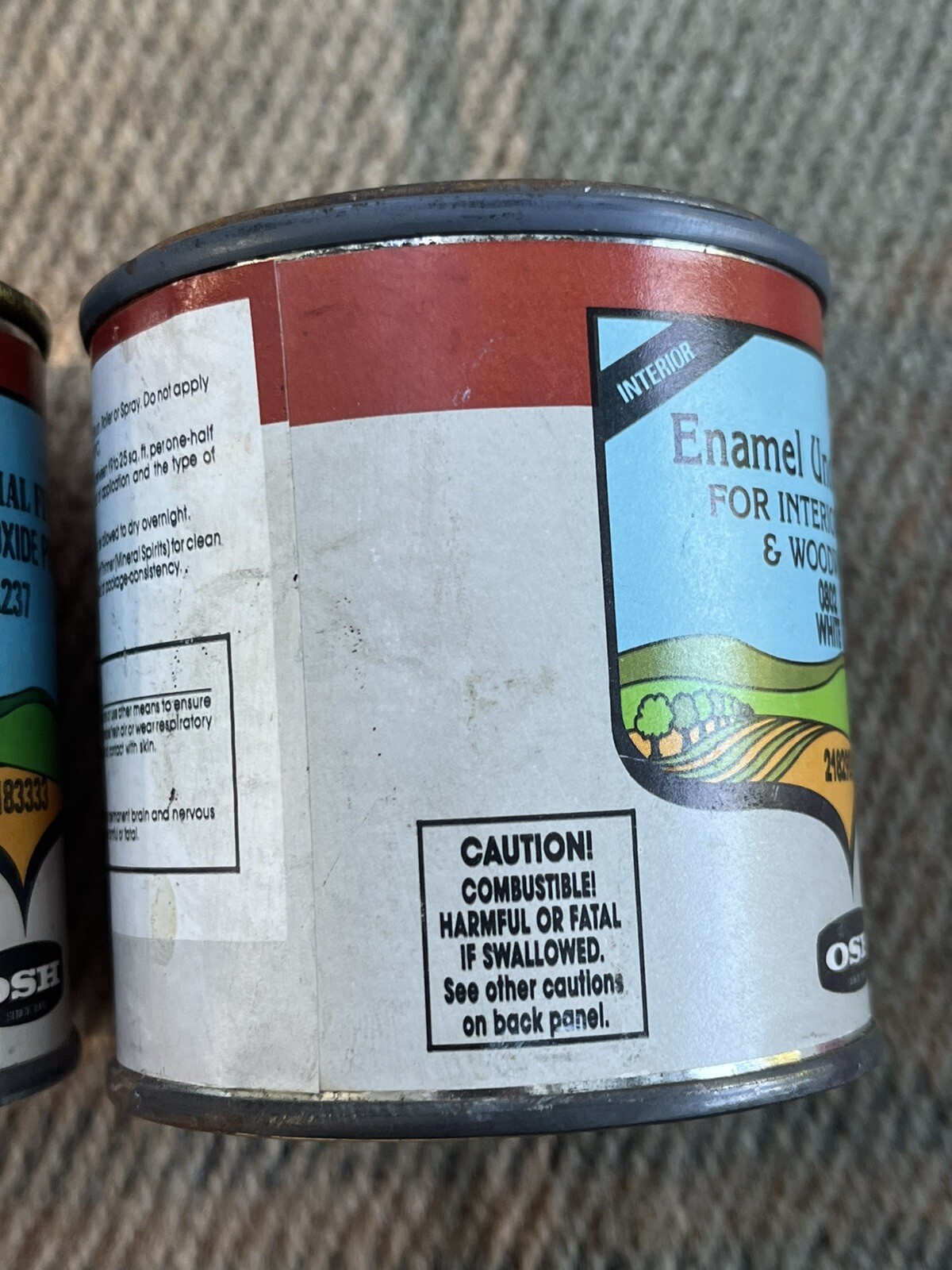 OSH. Orchard Supply Hardware Half-pint Paint.
