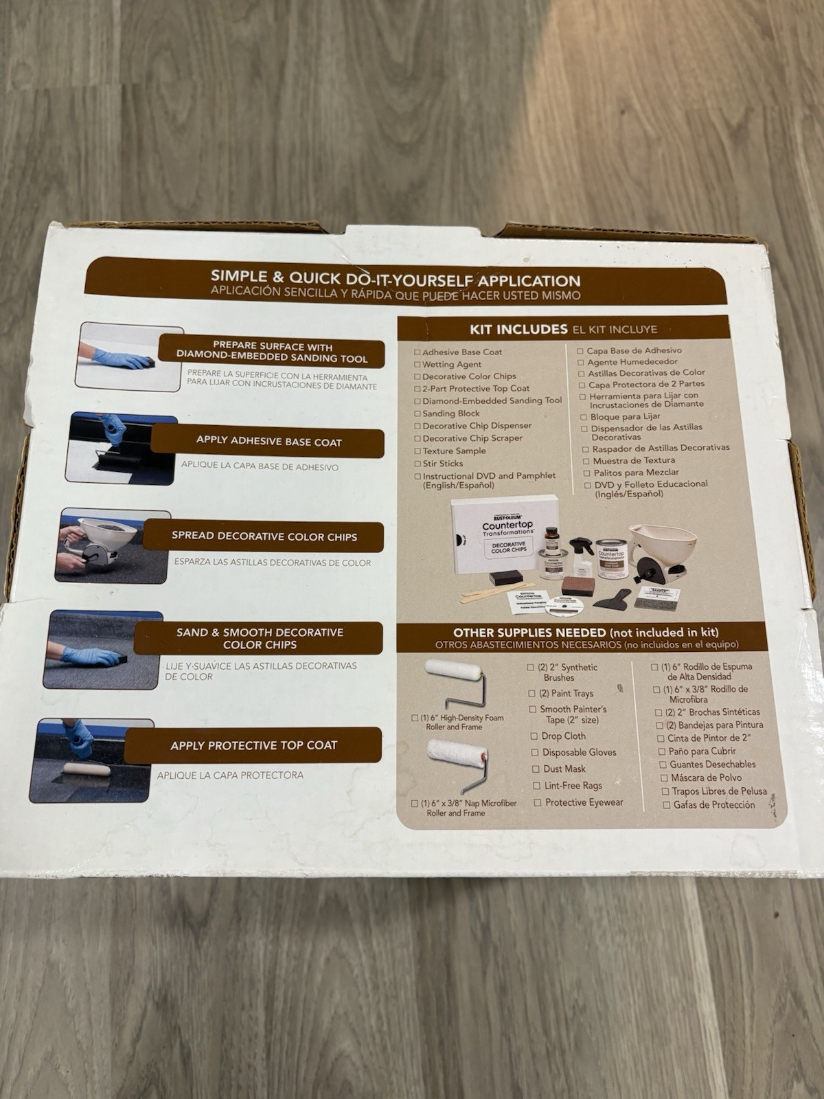 RUSTOLEUM DESERT SAND TRANSFORMATIONS COUNTERTOP REFINISHING SYSTEM ✨new