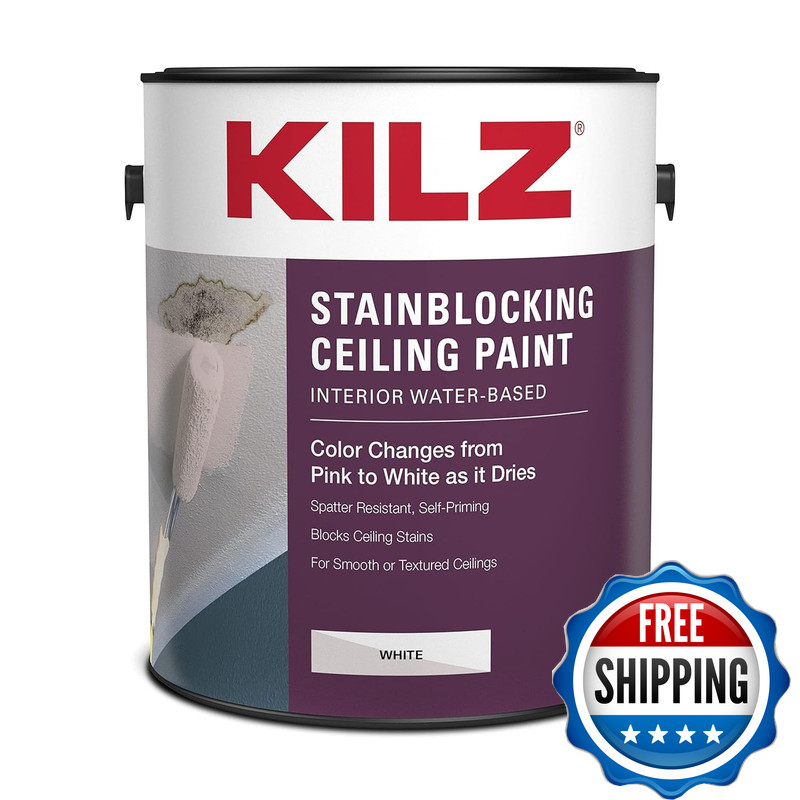 Kilz Stainblocking Ceiling Paint Interior White 1 Gallon 68041