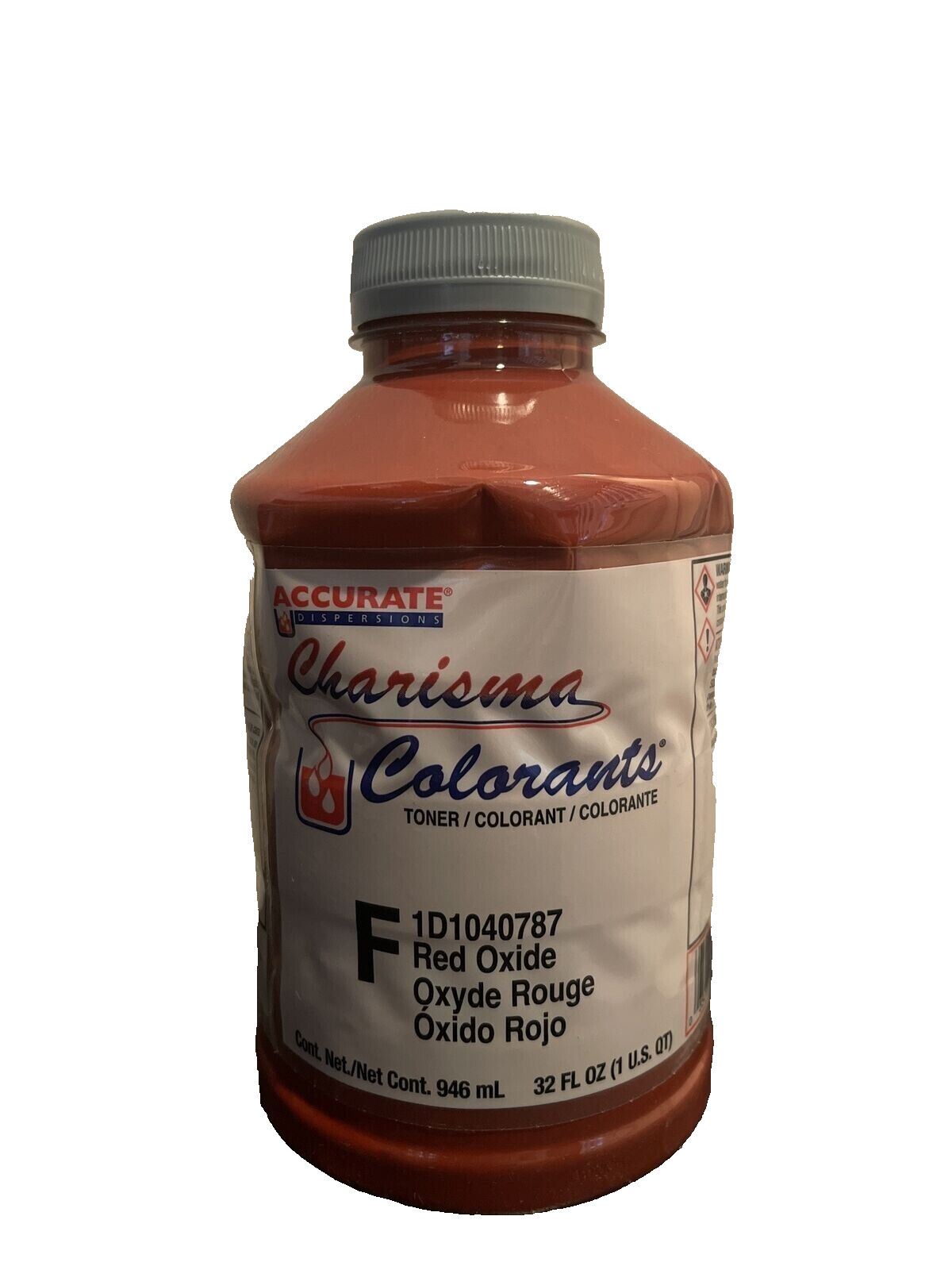 Accurate Charisma Colorant/tint F-red Oxide, 1 Qt