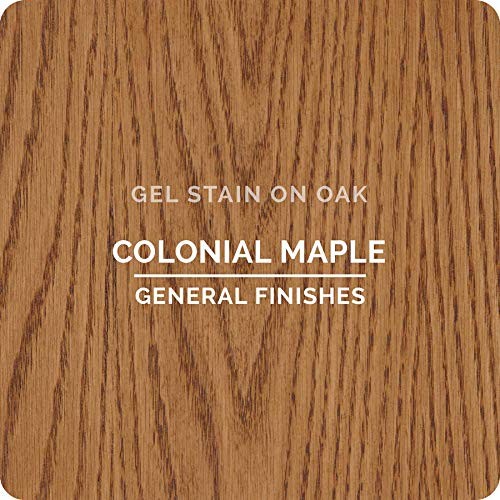 General Finishes Colonial Maple Household Stain Half Pint Gel Easy Application