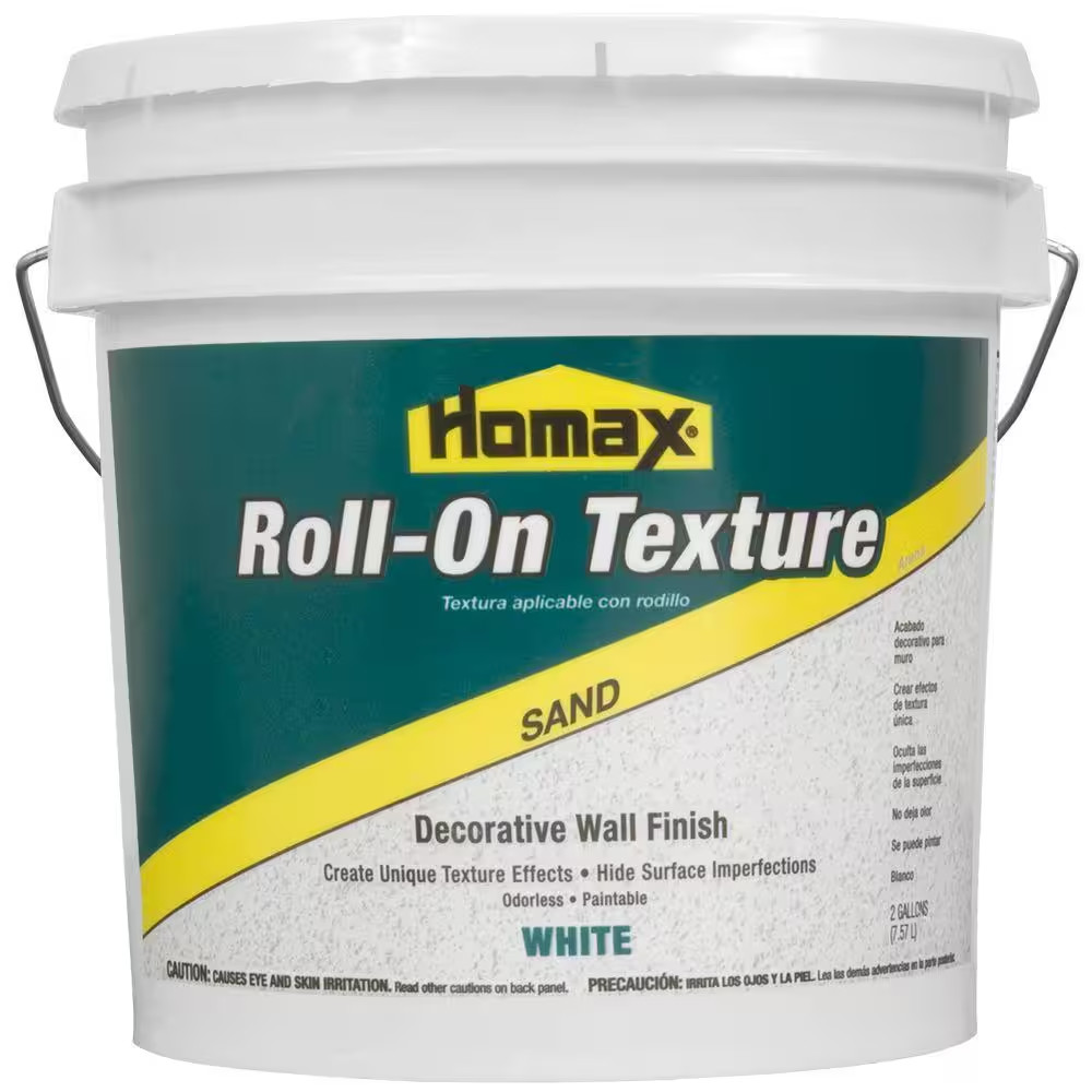 2 Gal. White Sand Roll-On Texture Decorative Wall Finish