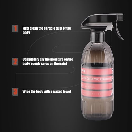 Quick Ceramic Paint Sealant, 16oz 500ml Coating Maximum Gloss & Shine ceramic