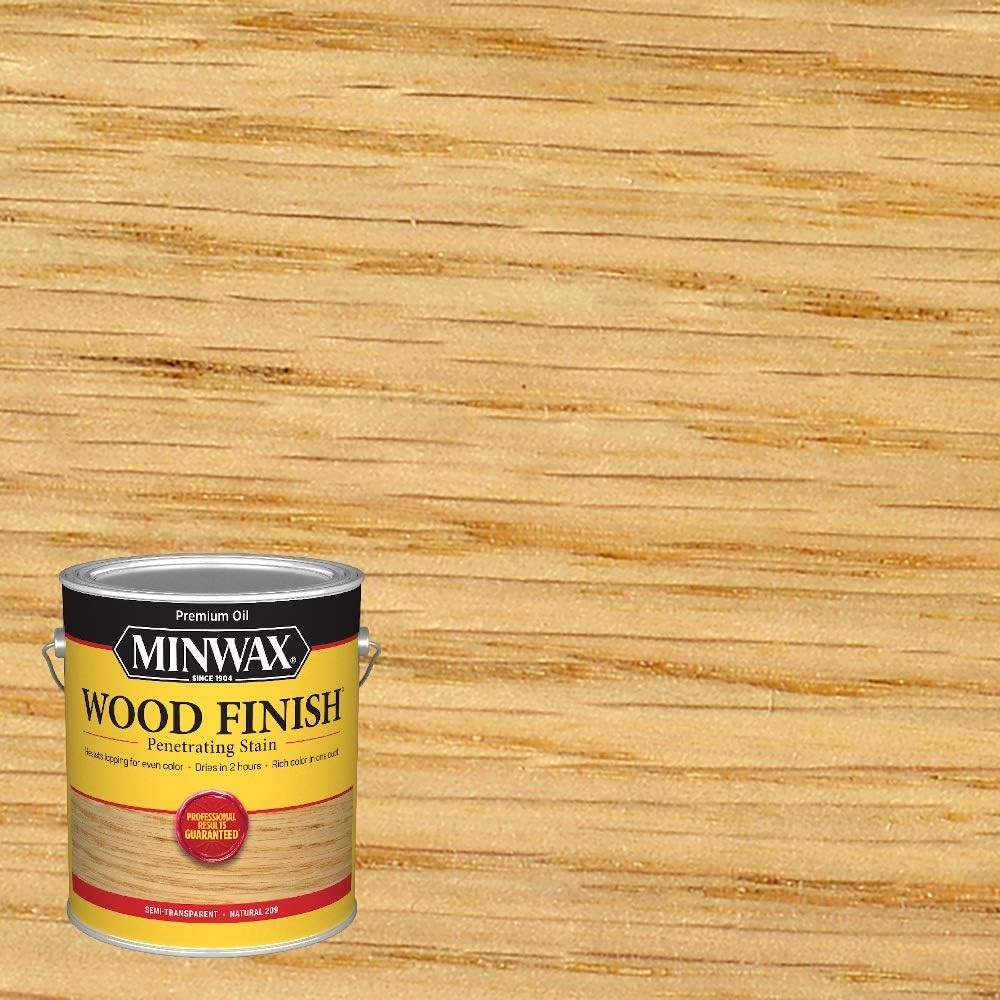 1 Gallon Oil-Based Wood Finish for Rich, Natural Stain Perfect for Interiors