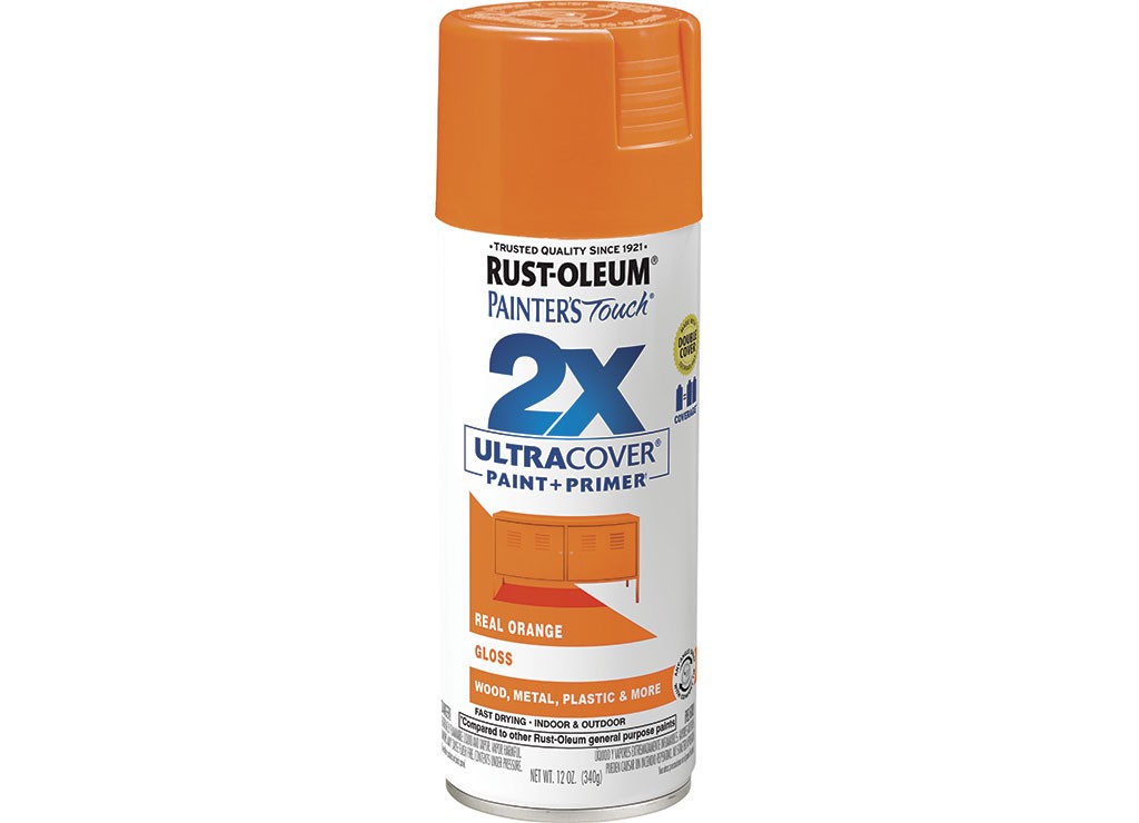 Rust-Oleum 334043 Painters Touch 2x Ultra General Purpose Spray Paint Orange 6pk