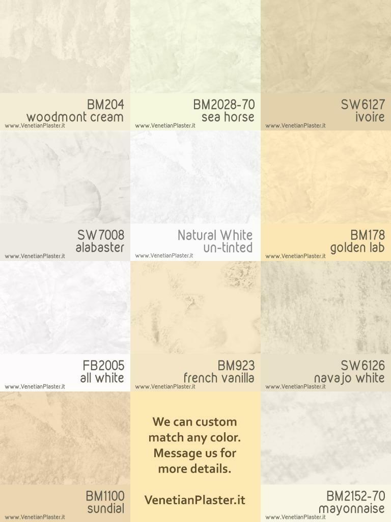 Grassello – by FirmoLux Real Venetian Plaster from Italy (light colors)