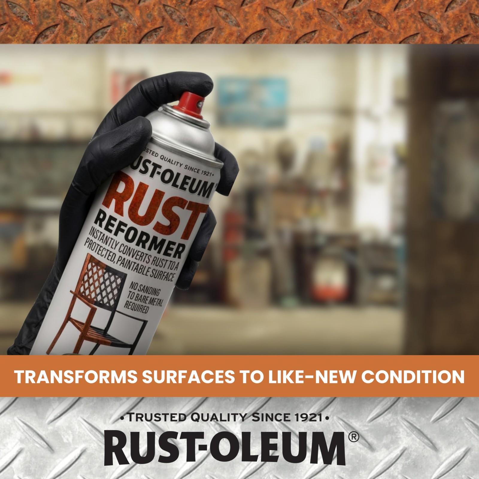 Rust Oleum Stops Rust Reformer Spray Instantly Converts Rust to a Protected