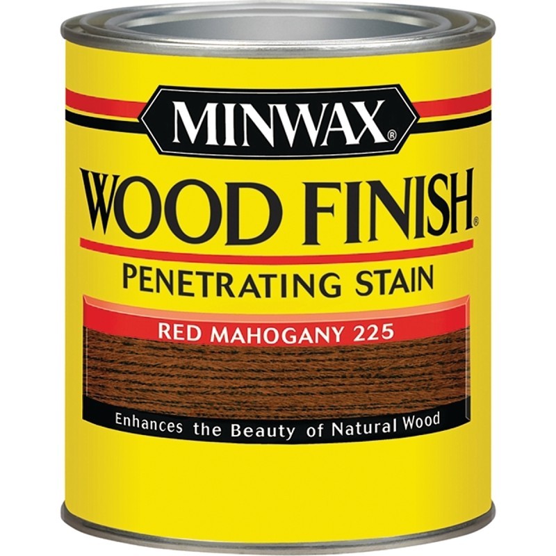 Minwax 70007444 Wood Stain, Red Mahogany, Liquid, 1 qt, Can