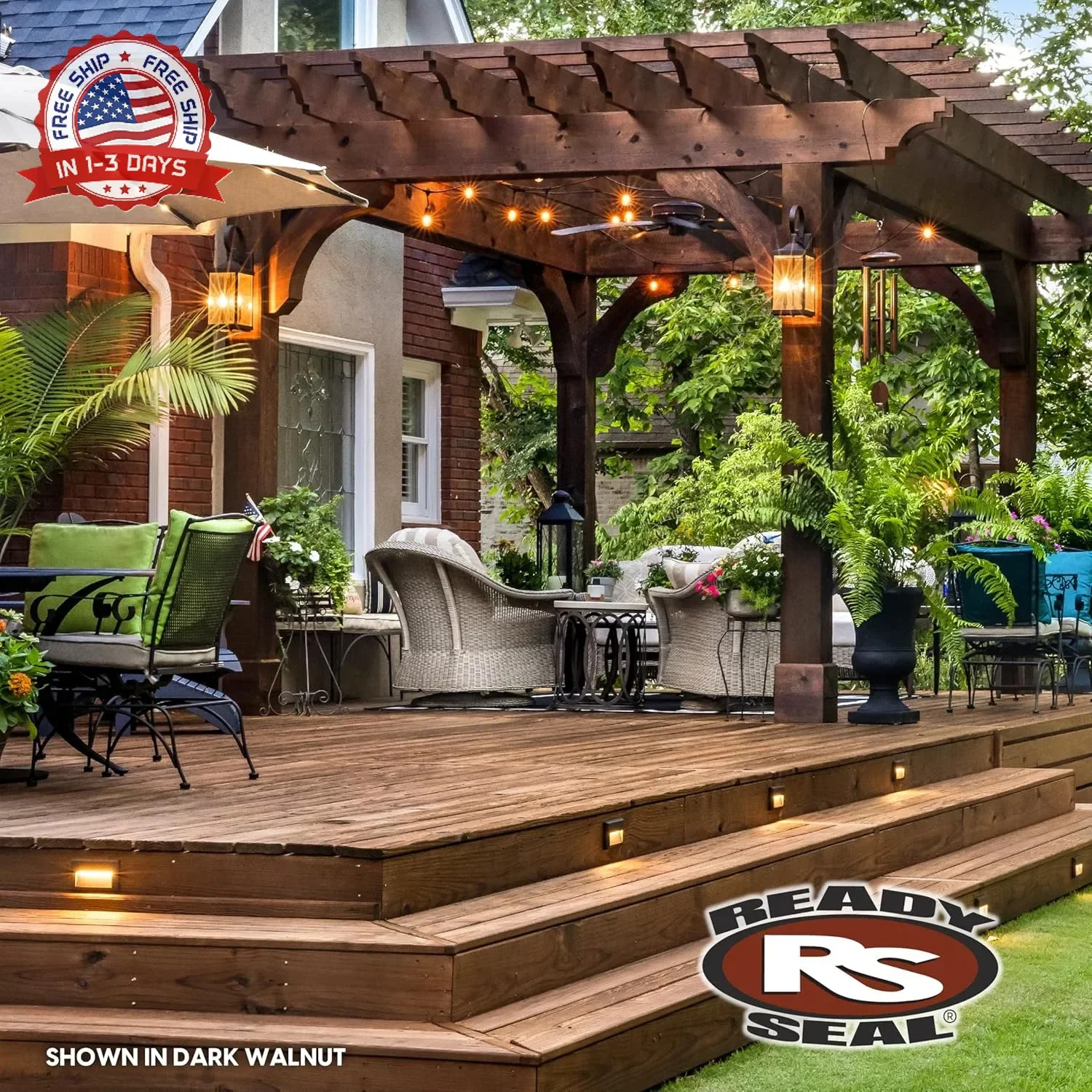 Ready Seal Exterior Wood Stain | Turbo Spray System | Professional Grade Oil-Bas