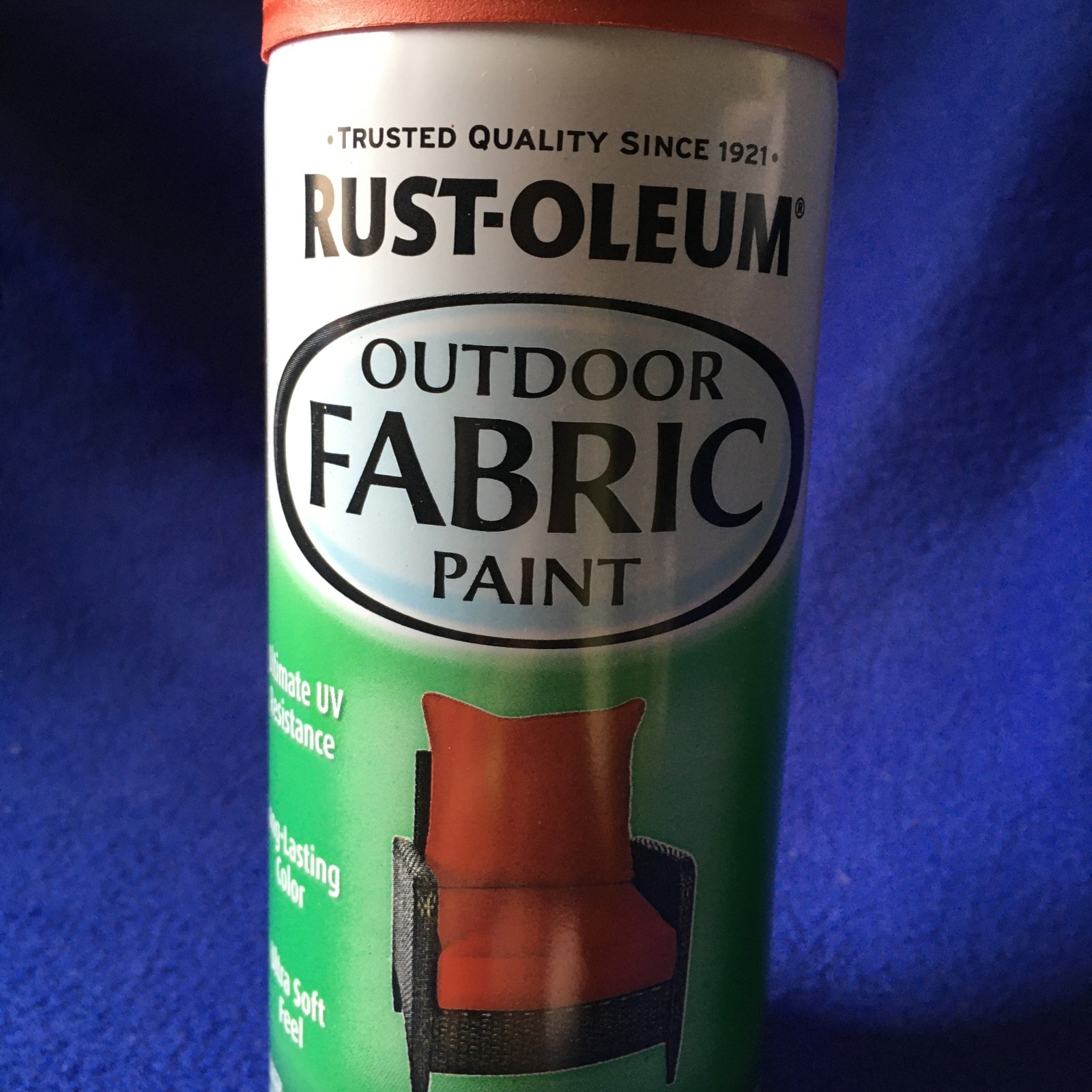 Rust-Oleum # 379554 Chili Red, Outdoor Fabric Spray Paint, 12 Oz (Pack of 1)