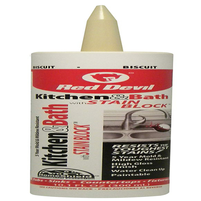 Red Devil 07502212 Kitchen Bath Stain Block Sealant 12-Pack Biscuit 12 Pack