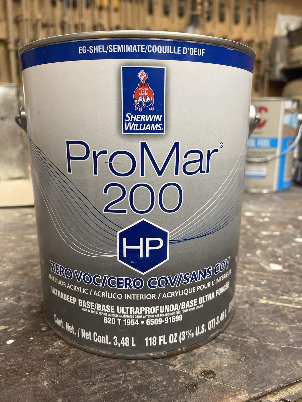 Sherwin Williams ProMar 200 Interior Acrylic Paint /UltraDeep Base /Eg-Shell/