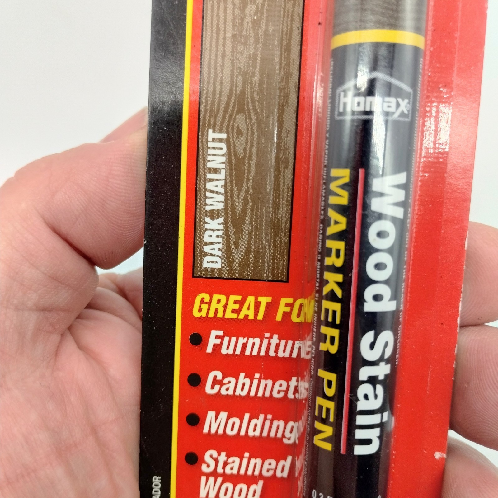 Dark Walnut,Red Oak Homax Wood Stain Marker .3 Fl Oz New Sealed Out Of Stock