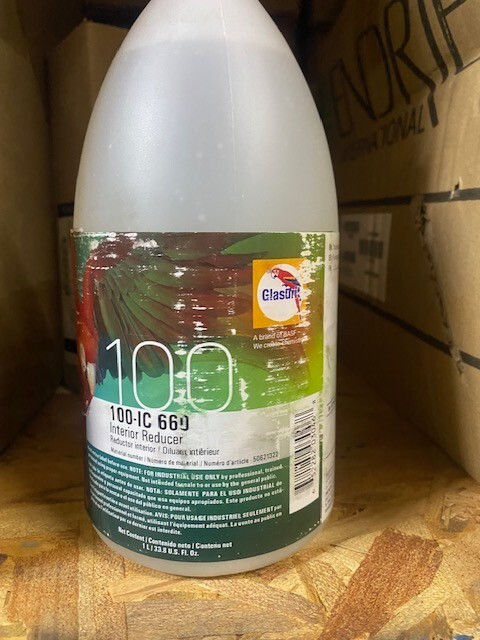 Glasurit 100-IC-660, Interior Reducer, 1 Liter, EXP 07/15/2024