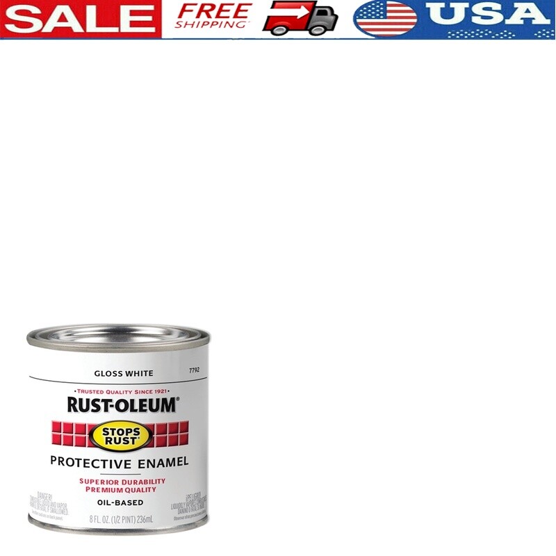Gloss Protective Enamel Paint 6 Pack Rust Prevention Metal Wood Ceramic New