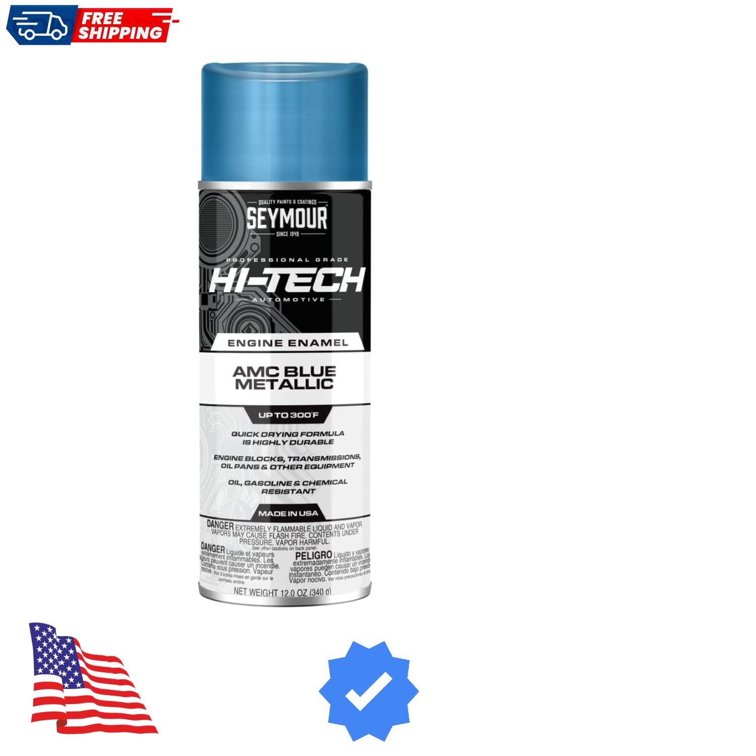 EN-66 Hi-Tech Engine Spray Paint, AMC Blue
