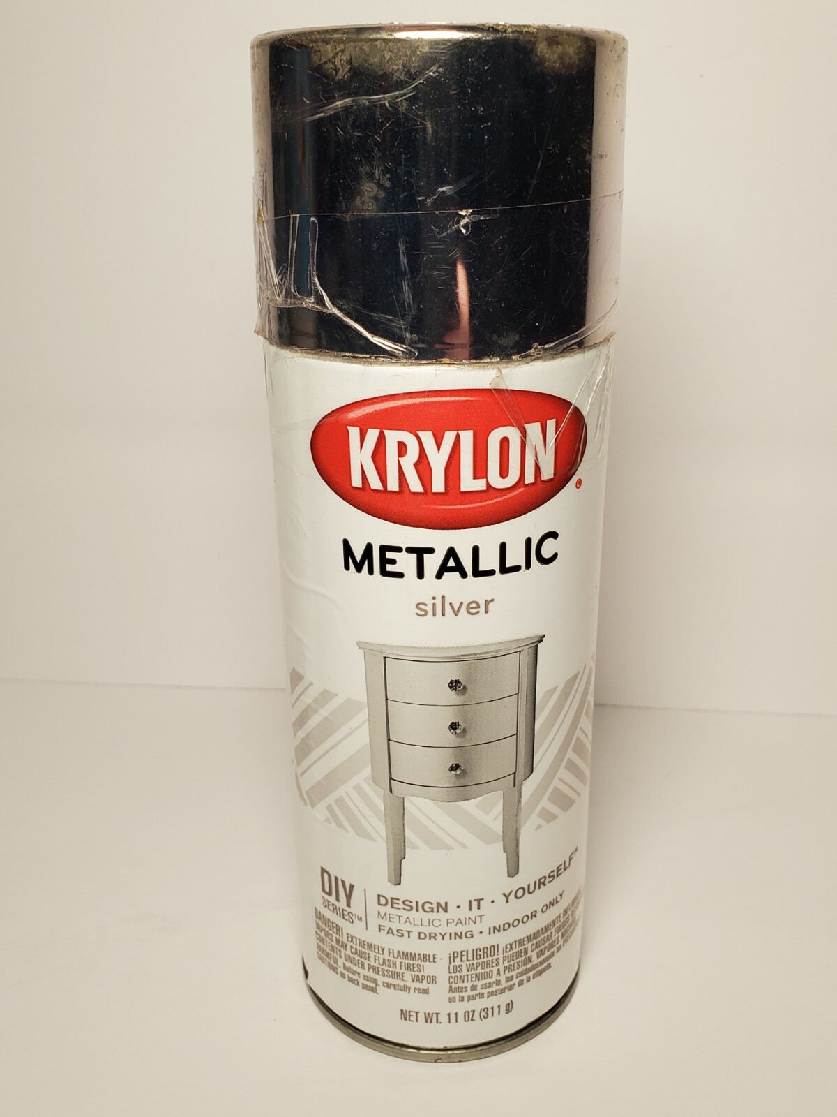 Krylon K01406 Metallic Paint Silver Metallic Spray Paint A-1