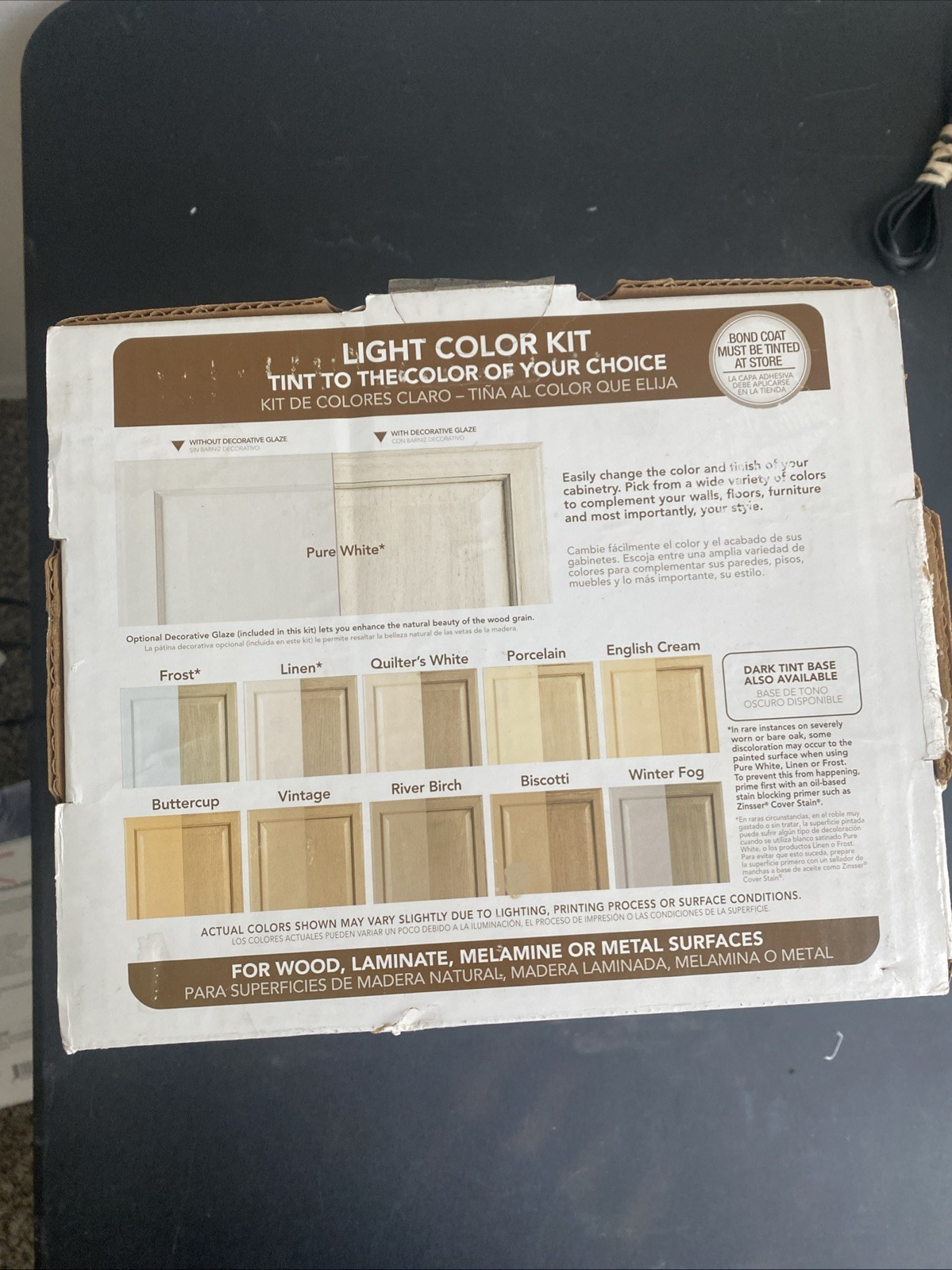 Rust-Oleum Cabinet Transformations Complete Coating Kit Light Tint Base 258109
