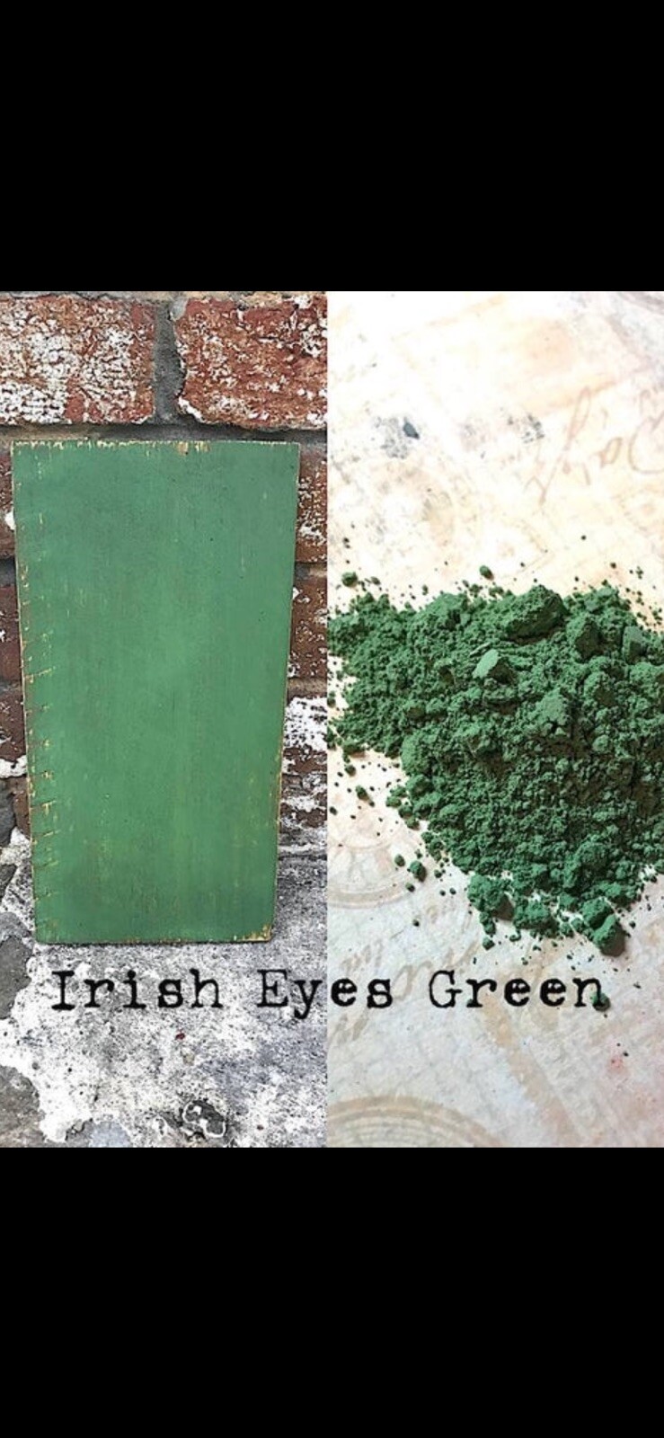 Junk Monkey Paint Company Milk Paint- Irish Green Eyes- New in Package