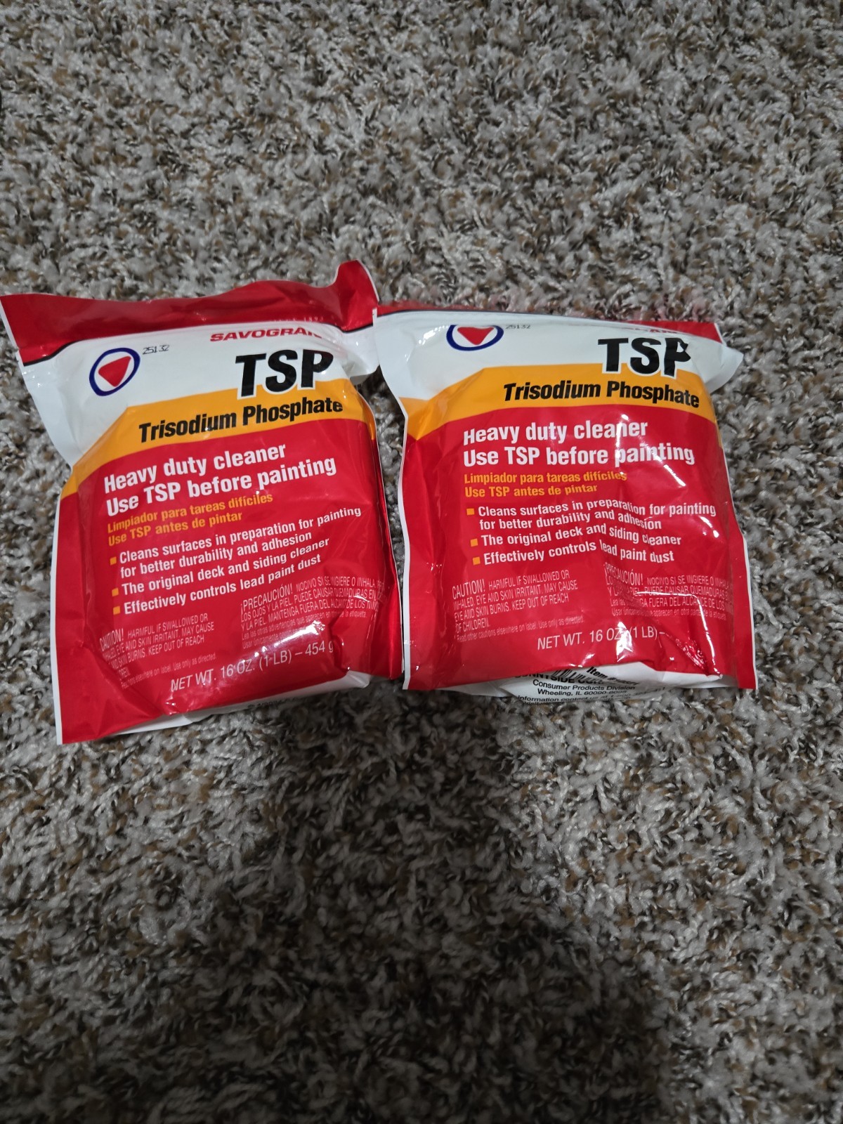 TSP Multi,Purpose Cleaner, Non,Sudsing Formula for Effective Surface Prep Lot Of