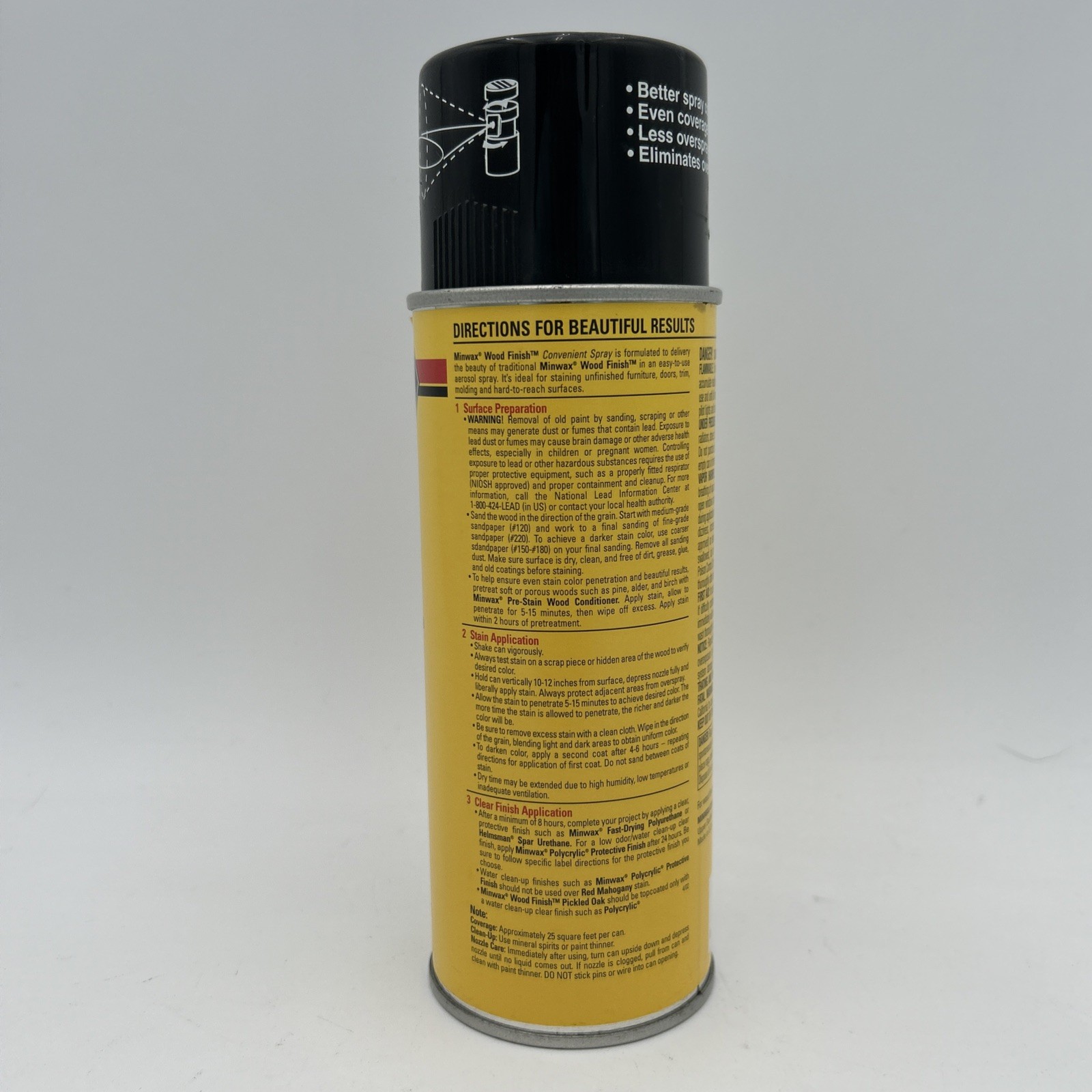 Minwax Wood Finish Penetrating Stain #211 Red Oak 11.5 Oz Spray Can Discontinued