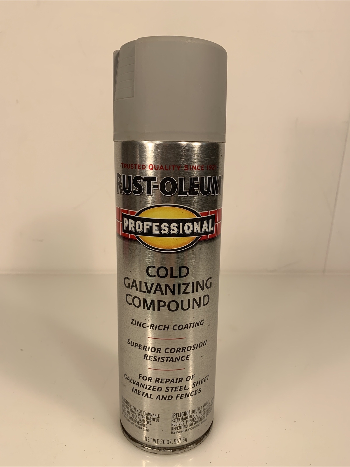 Rust-Oleum Professional Cold Galvanizing Compound Spray Paint Gray 20 oz