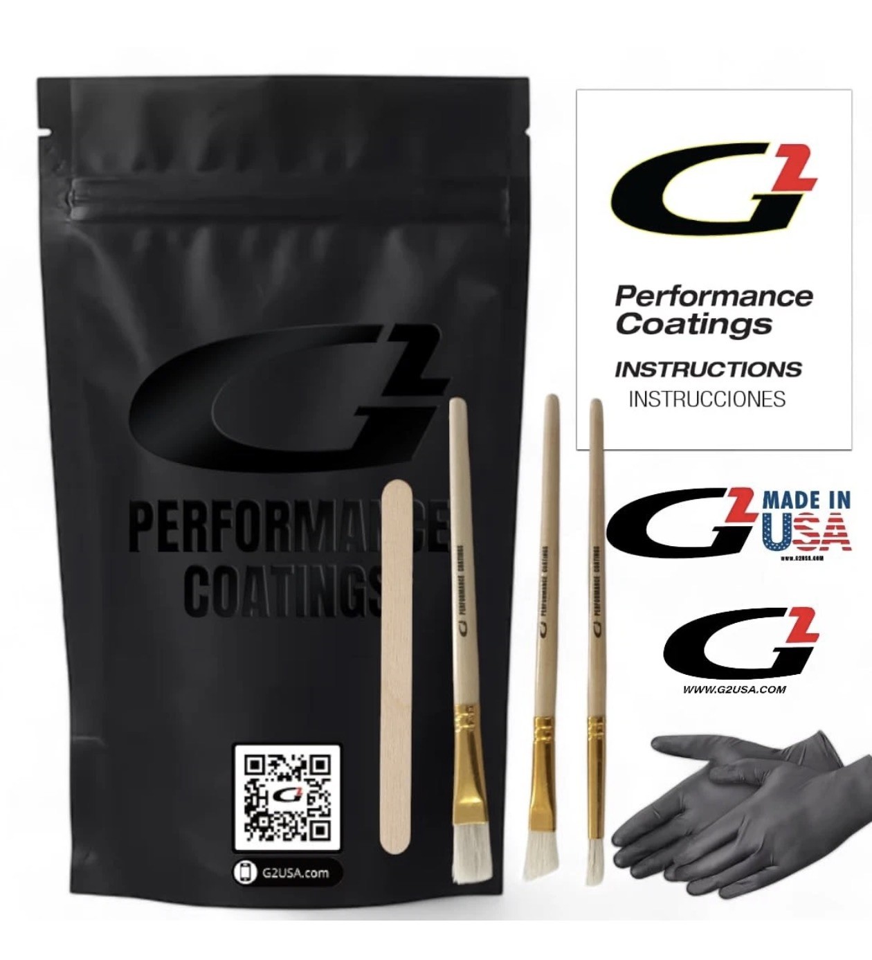 G2 High Temperature Brake Caliper Paint System Set Yellow G2161