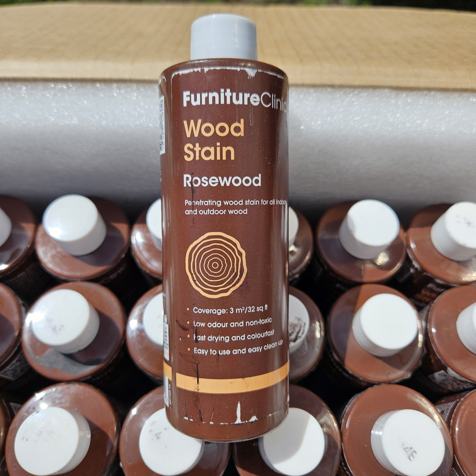 46 Bottles Rosewood Furniture Clinic Wood Stain Indoor & Outdoor (8.5oz)